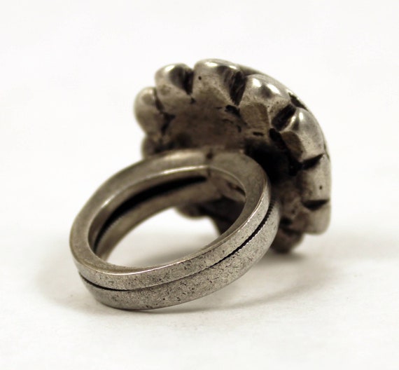 Heavy Fulani tribal ring from the Sahel, African … - image 4