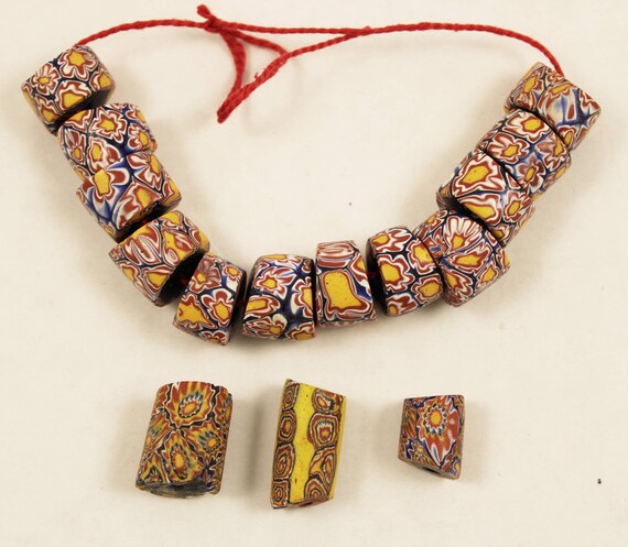 Millefiori on sale glass beads