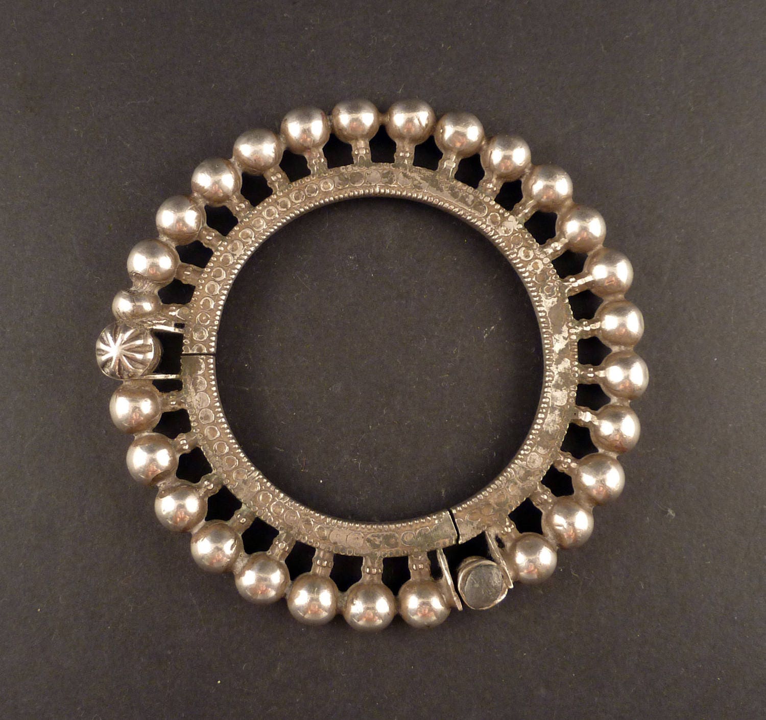 Old Rajasthan bangle silver bracelet from India indian Etsy