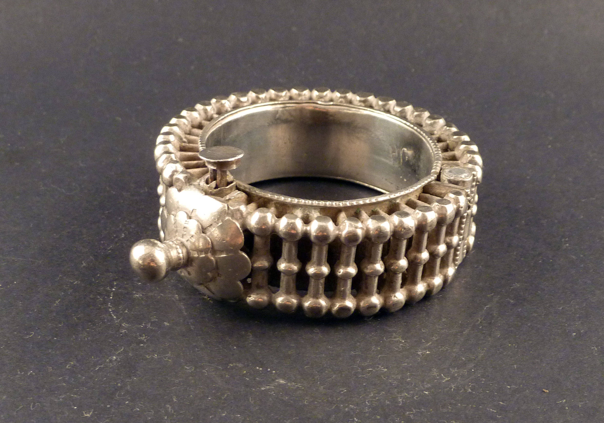 RARE HEAVY THICK VINTAGE SILVER BRACELET FROM INDIA PREOWNED | eBay