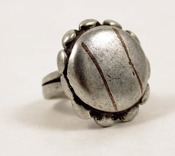 Heavy Fulani tribal ring from the Sahel, African … - image 1
