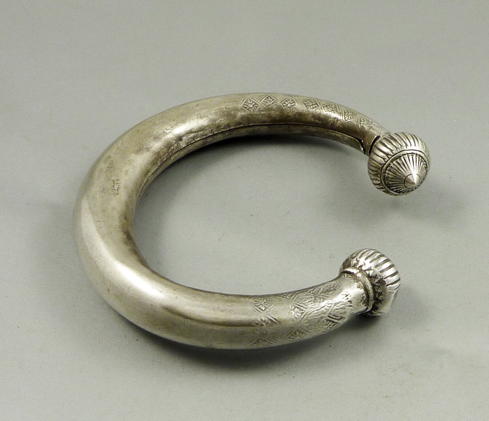 Antique Hill Tribe silver bracelet from the golden triangle Etsy