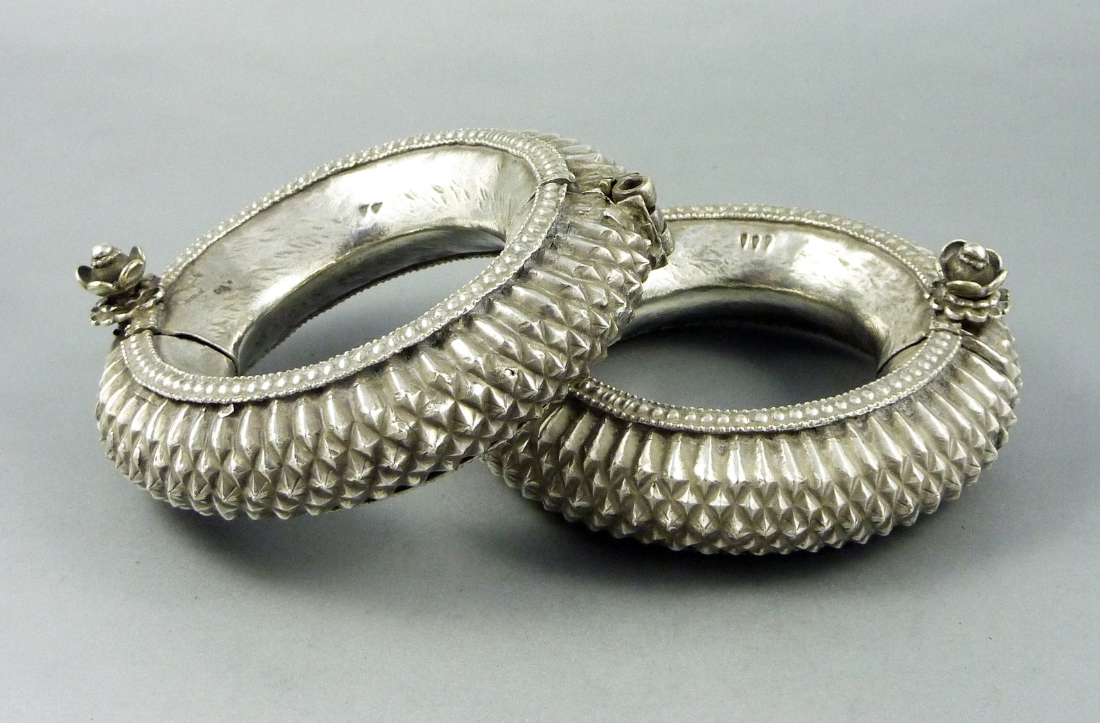 Pair of Rajasthan Silver Bracelets India Indian Jewelry Etsy