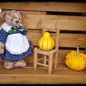 Ursinho de pelúcia artístico de 9 polegadas (24 cm), ursinho de pelúcia estilo vintage, ursinho de pelúcia, ursinho de pelúcia OOAK, ursinho de pelúcia feito à mão, ursinho de pelúcia