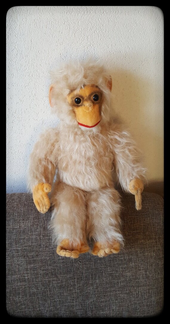vintage monkey stuffed animal