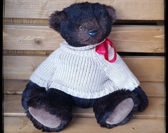 Künstler Teddybär, Gordon - 30 cm / 11,8 Zoll Künstler Mohair Bär, OOAK Teddybär, handgemachte Teddybär, Vintage-Stil Teddybär