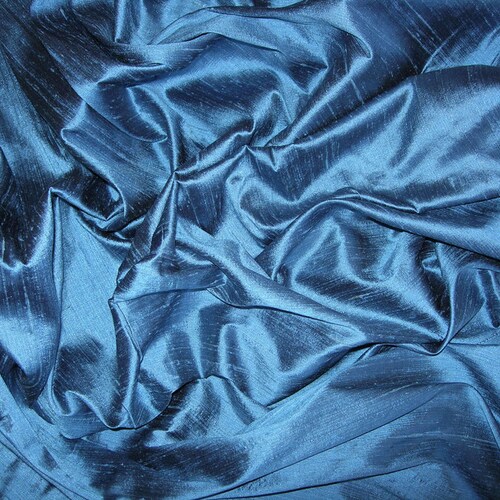 Slate Blue Silk Shantung 54