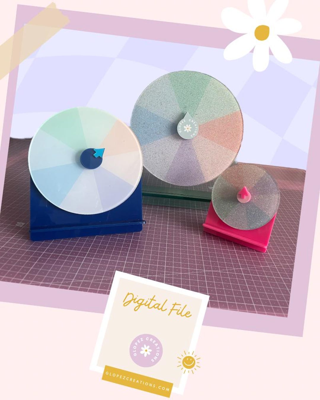 DIGITAL Download BUNDLE Reward Wheel SVG Laser Cut File Acrylic Diy digital-download-bundle-reward-wheel-svg-laser-cut-file-acrylic-diy