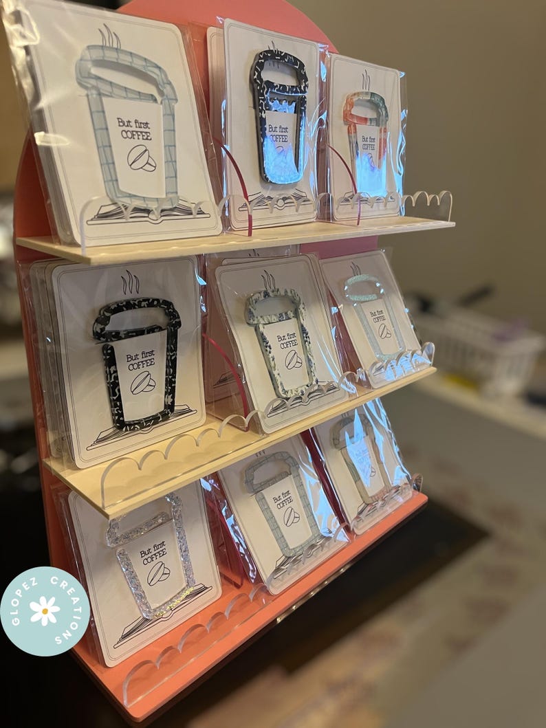 DIGITAL File-arch Display Stand, Laser File, Vendor Display, Acrylic ...