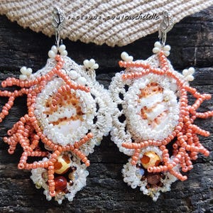 Sea Shells Crochet Earrings