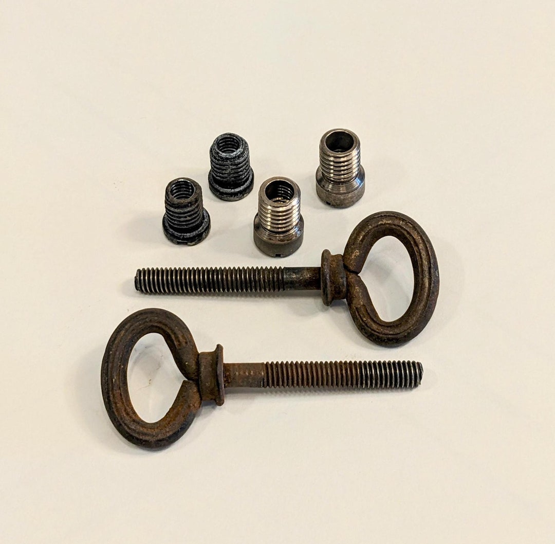 thumbnail image 2 of Cheval Mirror Mount Set - Solid Brass Antiqued Hinges & Brackets For Floor Mirrors 2 of 5