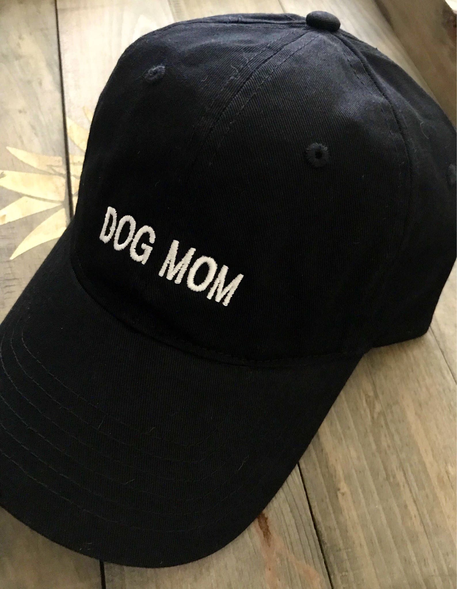 Dog Mom Embroidered Hat or Visor Etsy