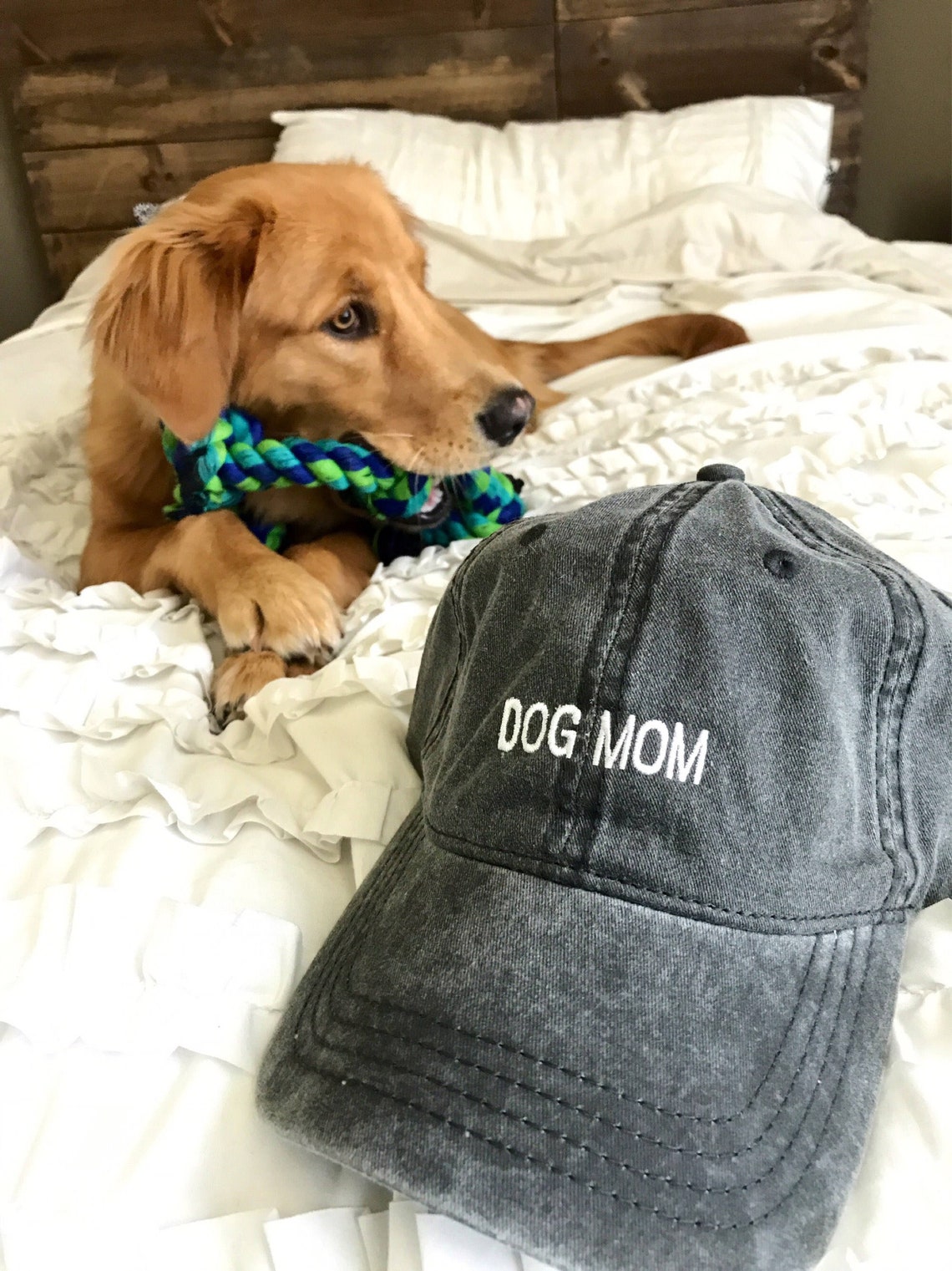Dog Mom Embroidered Hat or Visor Etsy