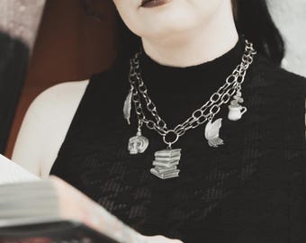 Bookish Charm Necklace