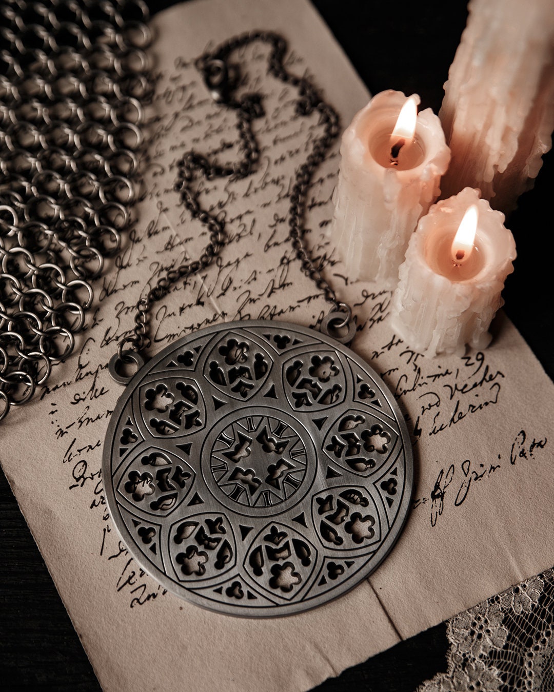 St Vitus Cathedral Gothic Architecture Statement Necklace