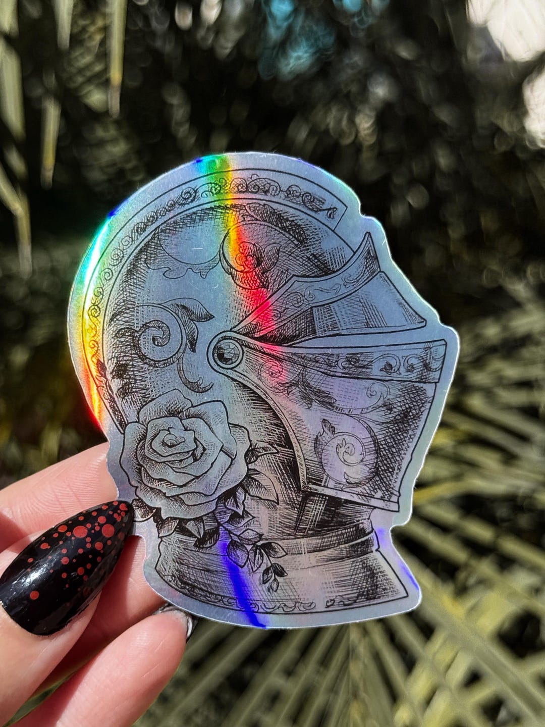 Knight Sticker Style Gothic Knight Sticker - Etsy