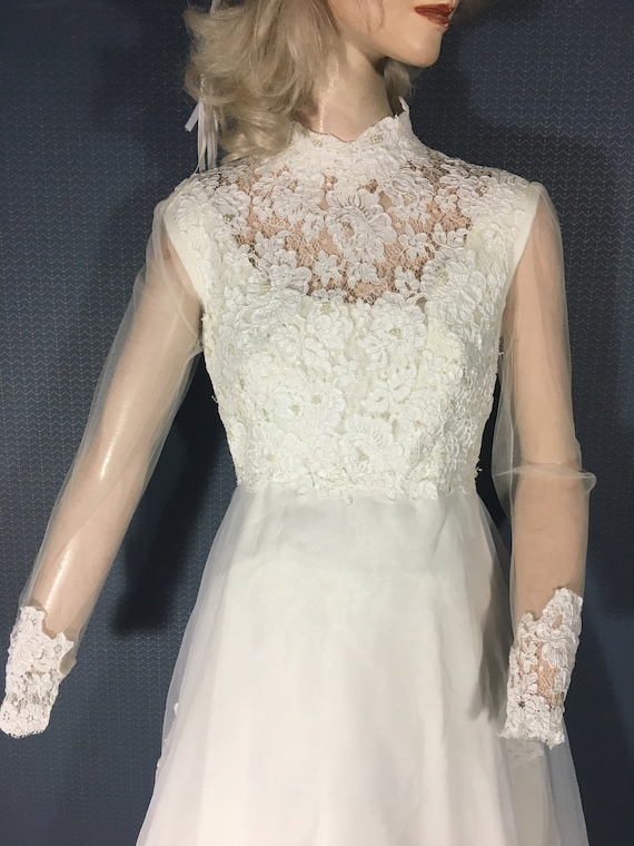 Wedding Bridal Gown Vintage 1970s “a Treasured Hei