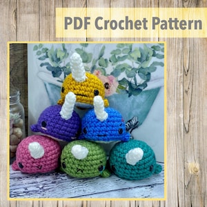 Crochet Narwhal - The Artisan&#39;s Nook Pattern