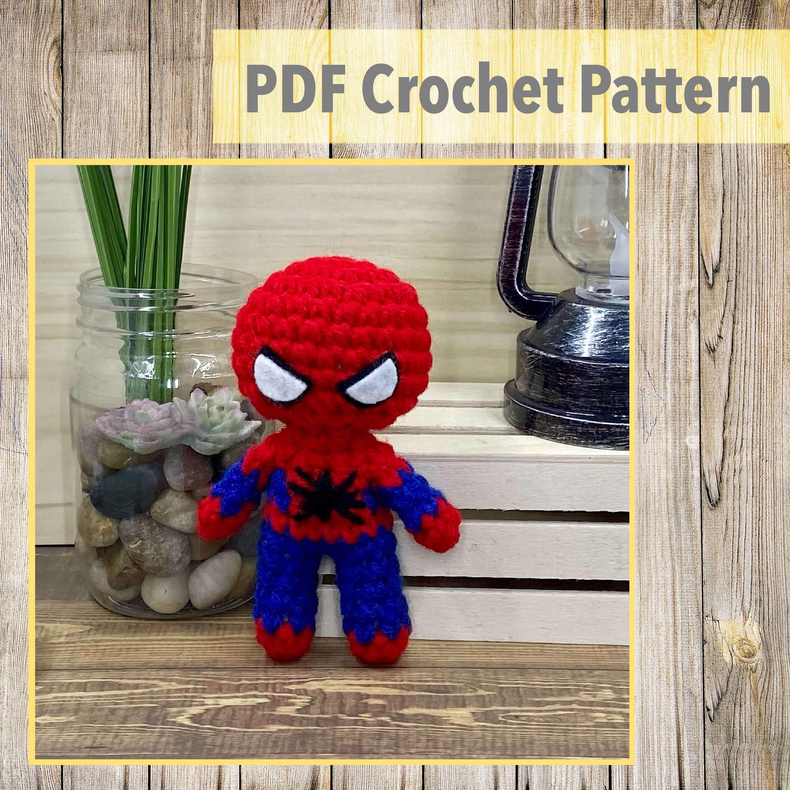 Crochet Pattern - Spider-Man (inspired) - The Artisan’s Nook ‘Bits’
