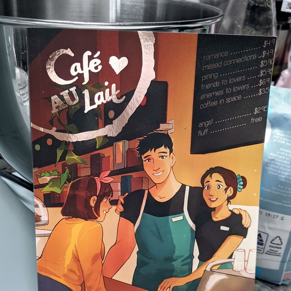 CAFE AU LAIT comics anthology book. 11 "Coffee Shop au" inspired short stories