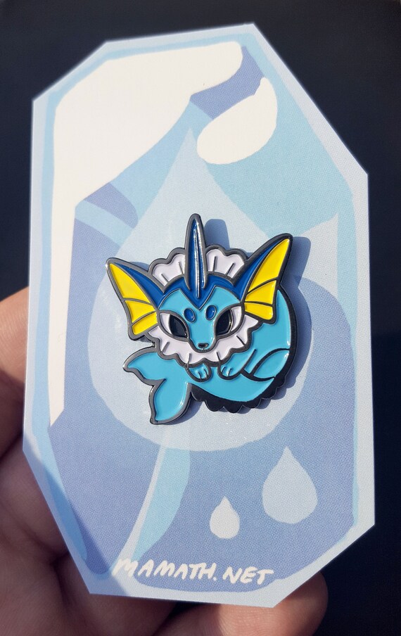 vaporeon enamel pin eevee