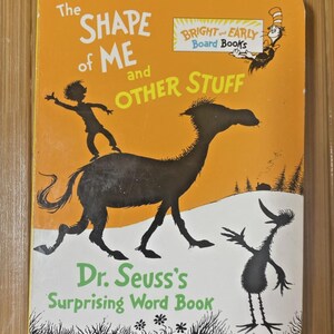 Libro de cartón vintage "La forma de mí y otras cosas" del Dr. Seuss - 1997