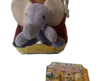 Vintage Only Hearts Pets Tiny the Elephant I'll Never Forget Key Chain - 2006
