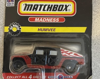 Vintage Matchbox Taco Bell Humvee Madness Big Movers Die Cast Truck - 1998