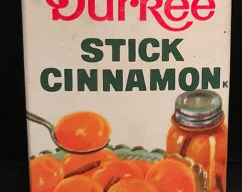 Vintage Durkee Stick Cinnamon Carboard Box - 1980's