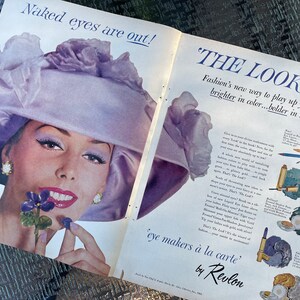 Vintage Makeup Advertisement | REVLON | Vintage Revlon Ad | 1960s | Vintage Makeup Ad | Gift Ideas | Home Decor | Bathroom Decor| Retro Ads