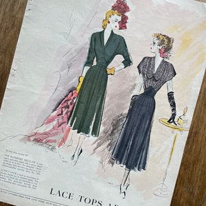 Vintage Fashion Illustration | 1950s Fashion Ads | 1950s | Gift Ideas | Home Decor | Beauty Ads | Retro Ads | Bathroom Decor | Vanity Decor