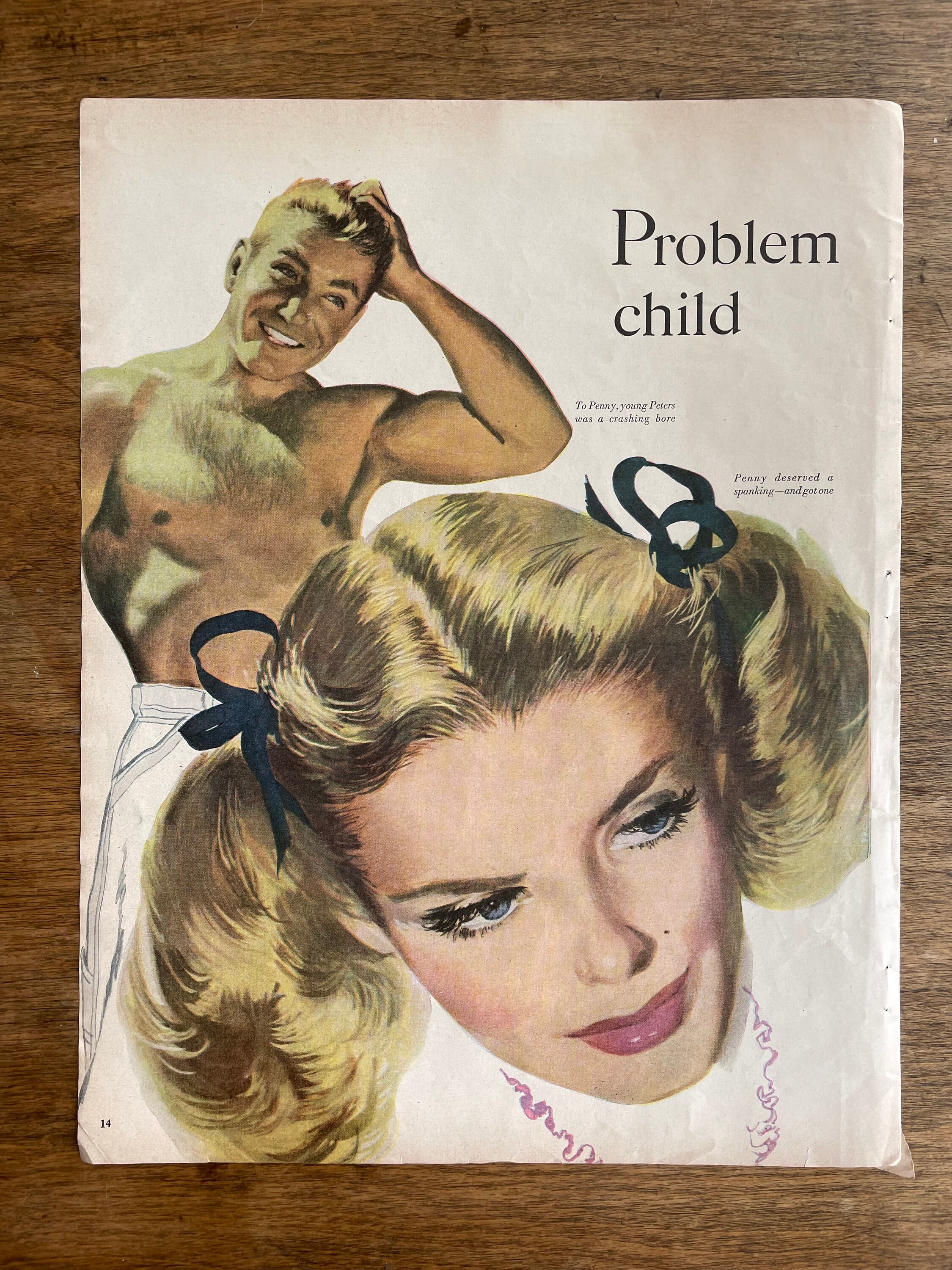 Vintage Robert Patterson Illustration | Romantic Art | 1940s | Robert ...