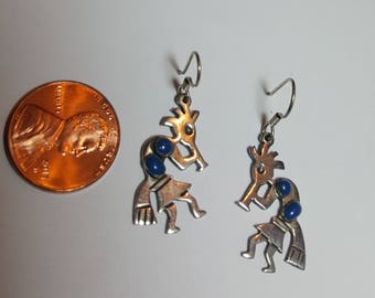 Vintage Kokopelli Earrings