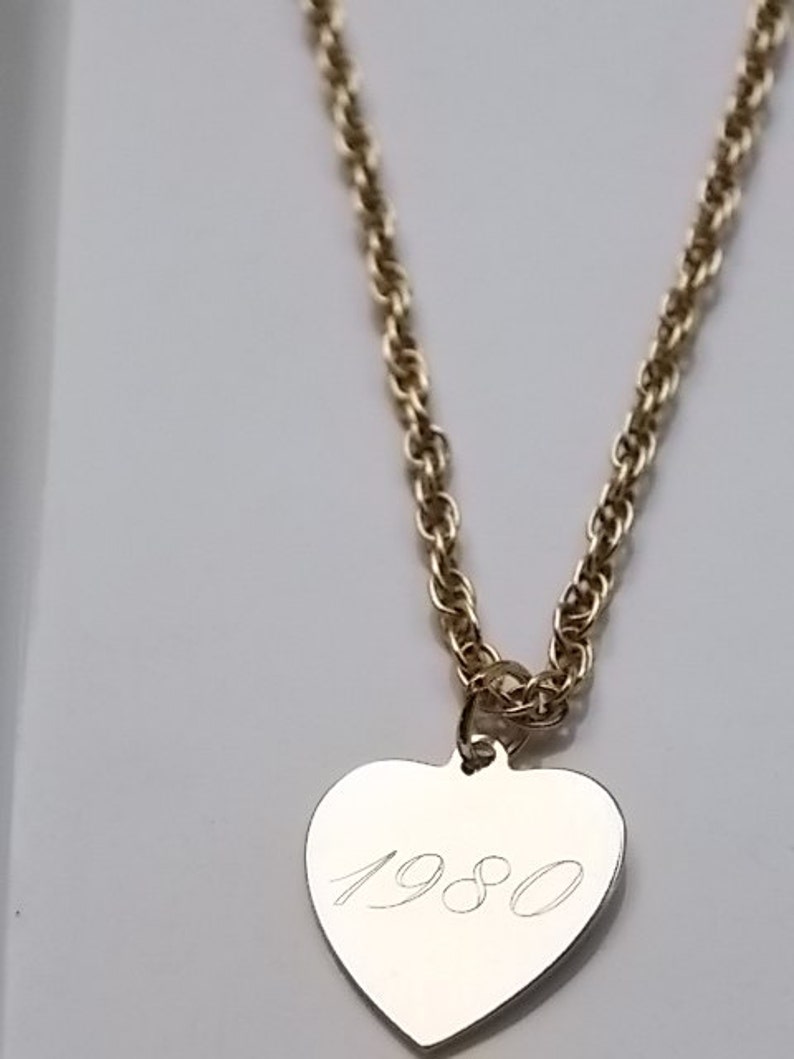 Vintage Gold-tone CACO 120 12K Gold filled Chain With Heart
