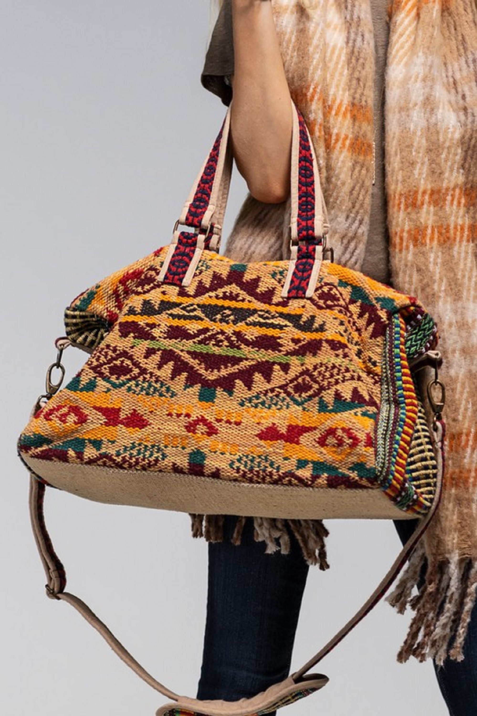 Ruggine, Bags, Handmade Bohemian Karma Bag Weekender Bag Duffle Bag