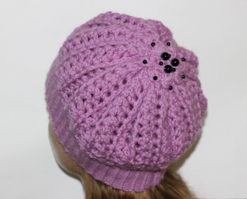 PDF PATTERN stepbystep TUTORIAL Crochet lace hat with Etsy