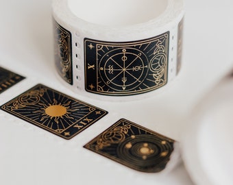 Tarot Card Washi Tape Celestial Tarot Deck Washi Tape Major - Etsy