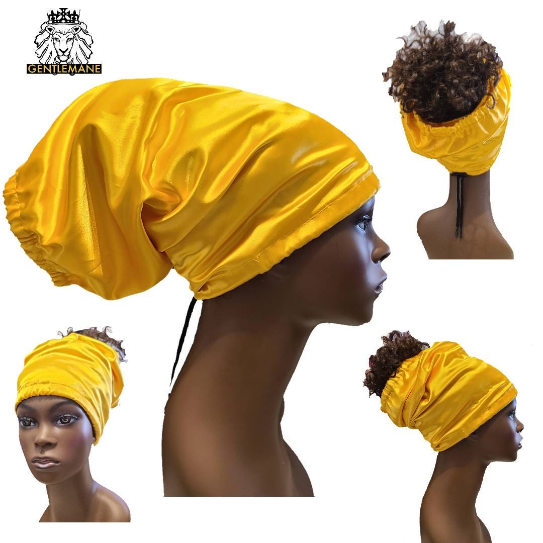 Satin bonnet for Dreadlocks / Braids / Rasta - Kente print Dreadsock /  Satin night cap / Hair bonnet