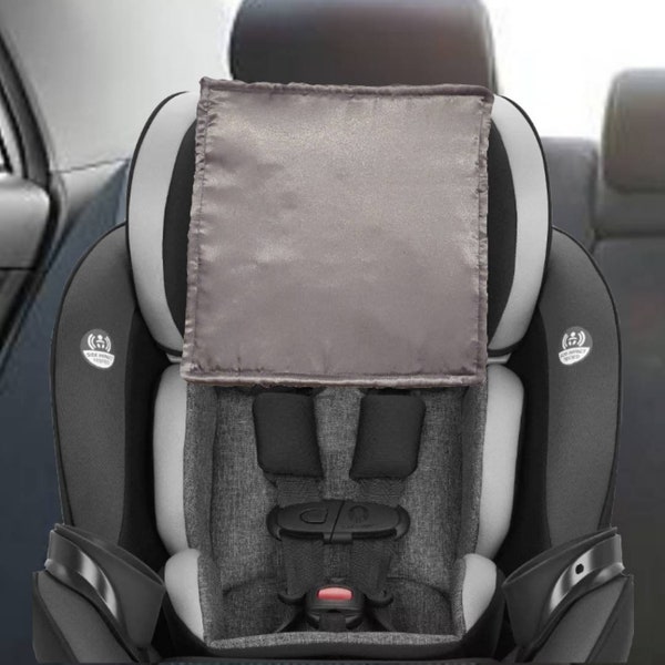 Infant and Toddler Satin Headrest Cover for Car Seat