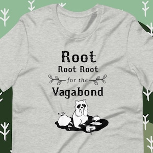 Root Vagabond T-shirt, Board Game Fan Tee Shirt, Root Merch and Accessories, Tabletop Gaming Apparel for Him and Her; Unisex