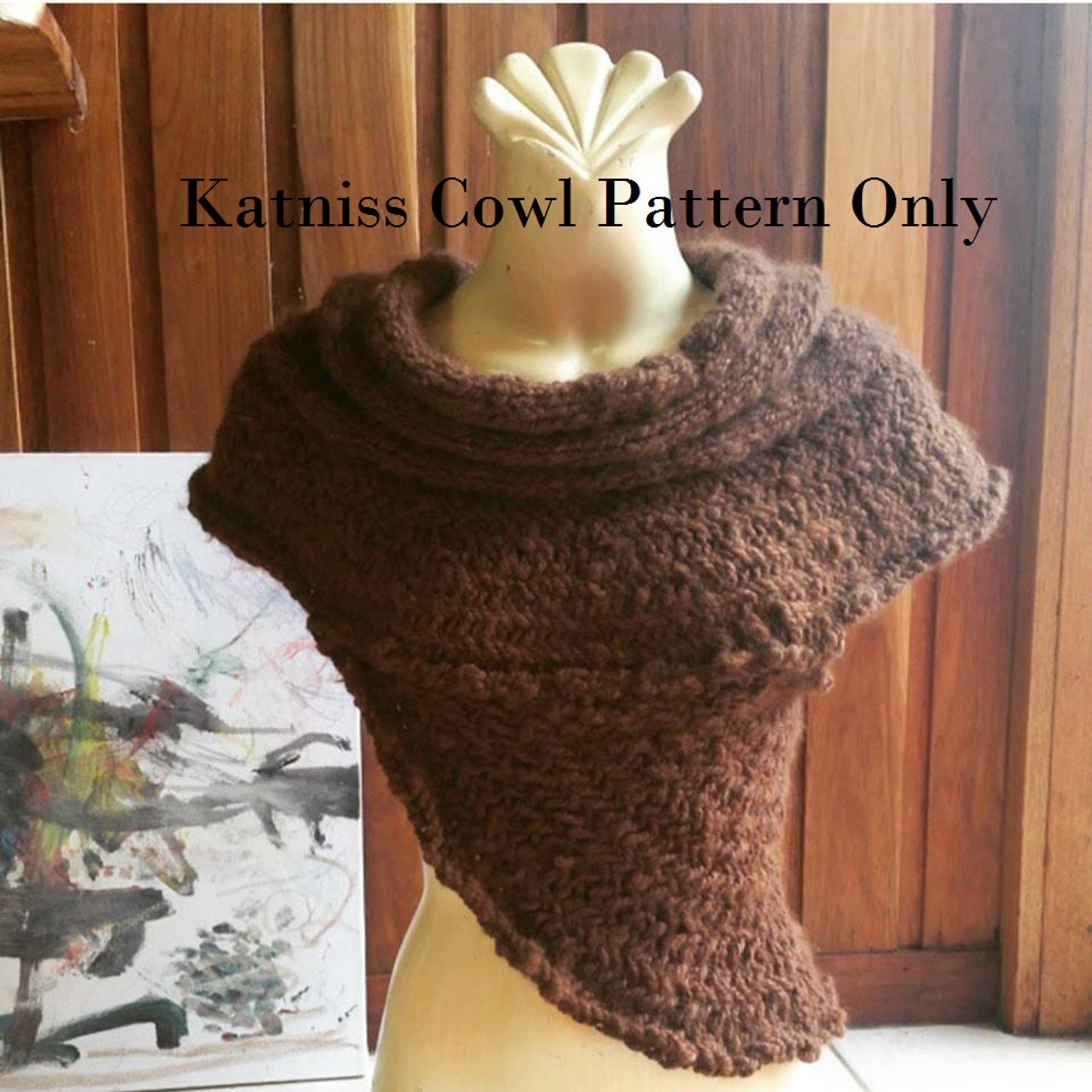 Katniss Cowl Knitting Pattern Etsy Australia