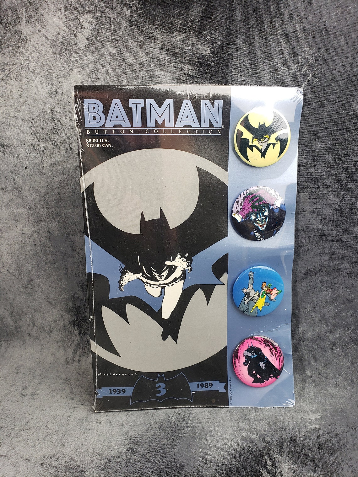 batman button collection