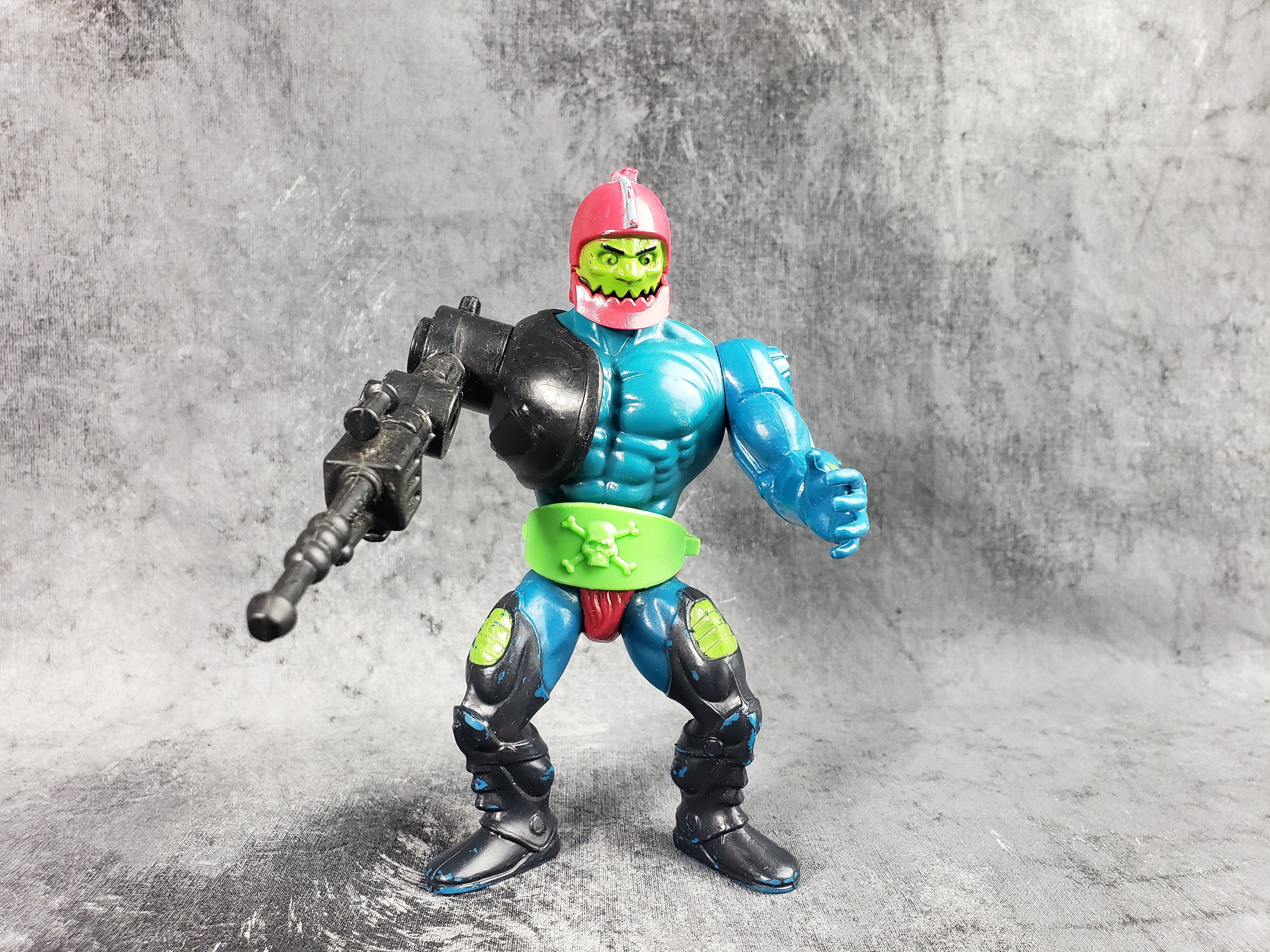 Trapjaw 1981 Malaysia with green belt vintage Masters Of The Universe action figure