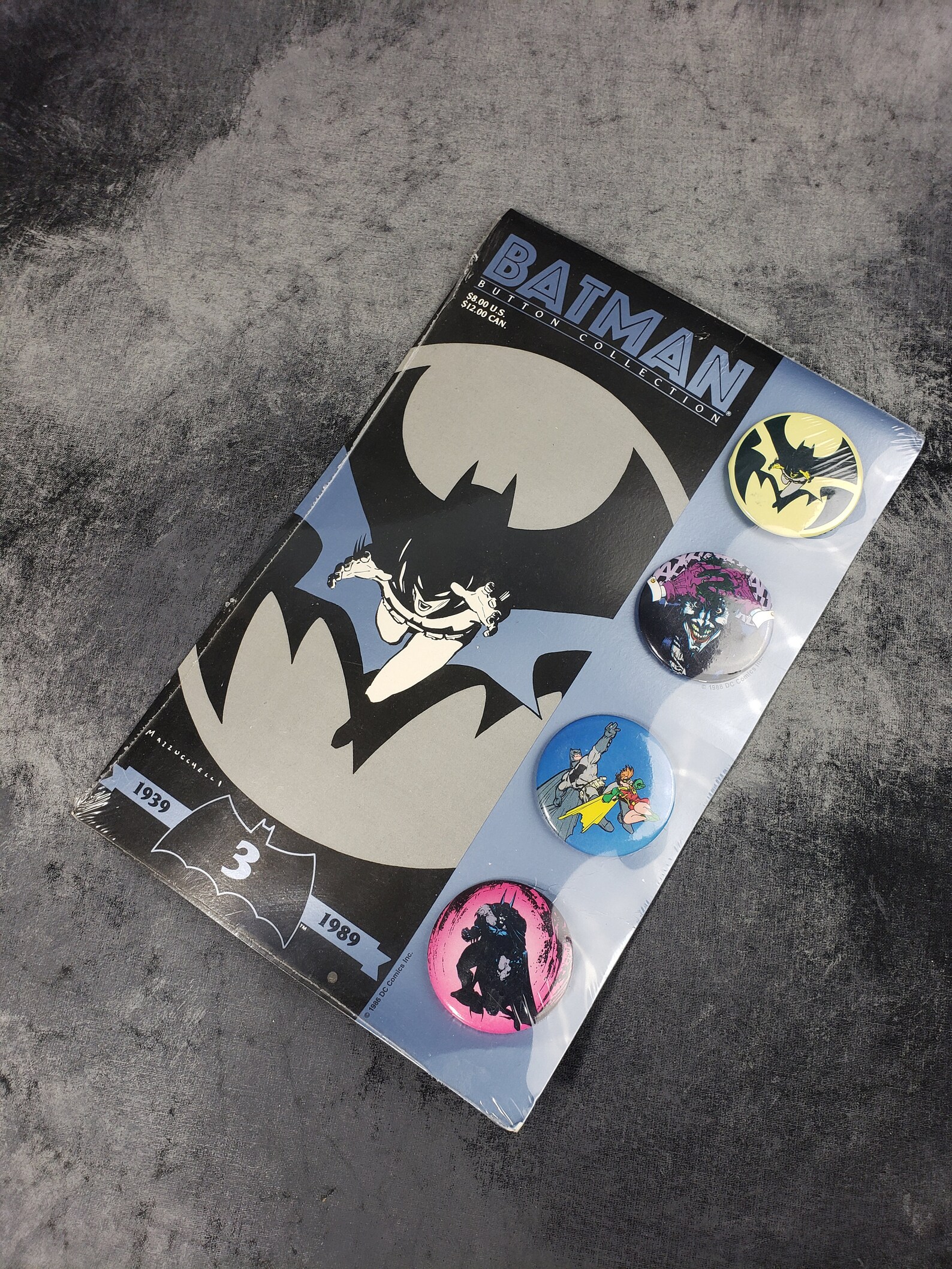batman button collection