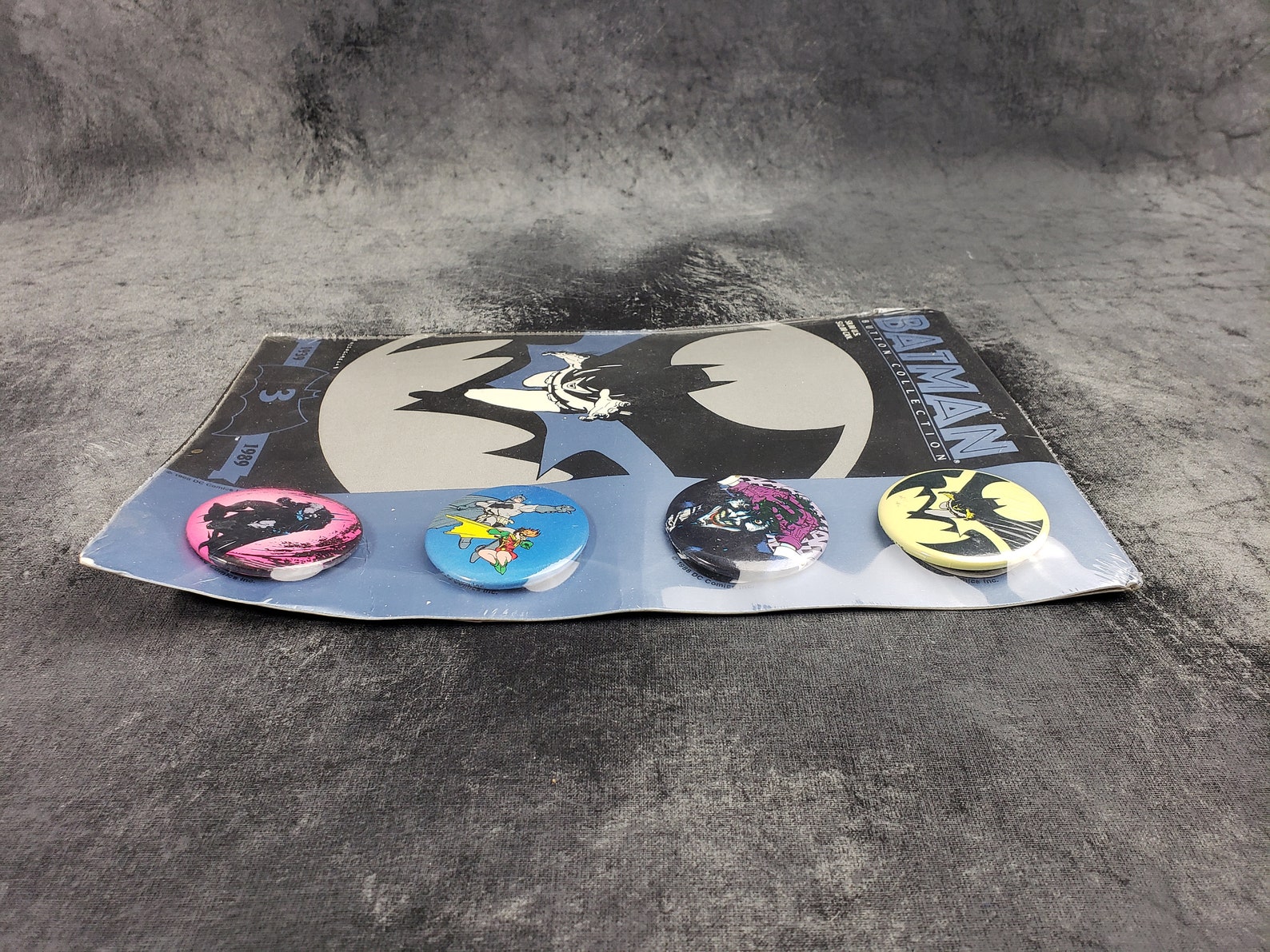 batman button collection