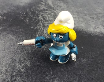 1981 Nurse Smurfette by Peyo Collectible Figure