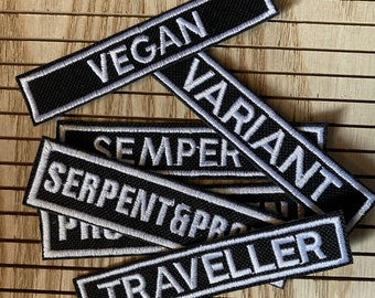 Miscellaneous sew on patches custom design fan geek