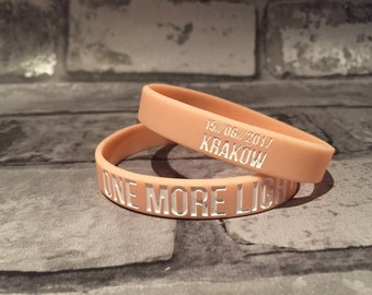 One more light wristband,  LP memorabilia , bracelet glow in the dark ,  sp Lincoln park , y2k , millennial gift , concert geek