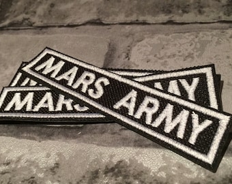 MARS ARMY AUFBÜGLER 10x2 cm