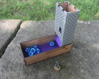 Castle Dice Tower DIGITAL VECTOR DOWNLOAD